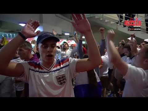 England Fans Refuse To Go Home As They Celebrate At The Spartak Stadium |Colombia 3-4 England (Pens)