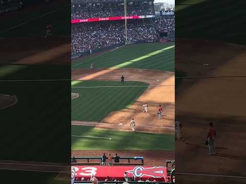 Trey Cabbage Get His First Career RBIs in the MLB for the Angels